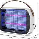 Buzbug LED Bug Zapper Indoor, 50000 H Long-Lasting LED, Energy Saving & Dual Band Attraction, High-Voltage Electric Mosquito Zapper, Fly Trap Mosquito Trap, Fly Killer -MA015B