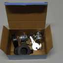 2PCS Black Powder Coated Lift and Turn Compression Latch, Adjustable Grip