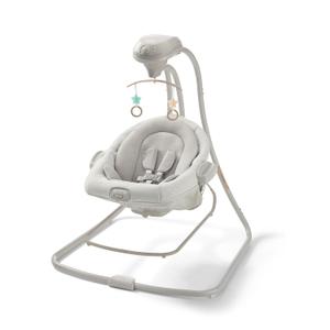 Graco DuetConnect LX Baby Swing and Bouncer - 2-in-1 Infant Swing and Baby Rocker, Newborn Essential, Gifts for New Parents
