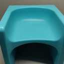 ECR4Kids Tri-Me 3-In-1 Cube Chair, Kids Furniture, Cyan