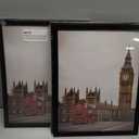 YixangDD 5 PACK Certificate Frames 8.5 x 11, Black Diploma Frame Document Frame with Clear Plexiglass, Picture Frames for Tabletop and Wall Display