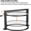 Santa-maria Style Grill Rotisserie System for Weber 22" Kettle Grills