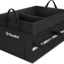 K KNODEL Car Trunk Organizer, Collapsible Car Trunk Storage Organizer, Car Organizer and Storage for SUV, Truck, Sedan (Small, Black)