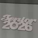 Yaomiao Senior 2026 Sign Graduation Decorations Class of 2026 Decorations Photo Prop Graduation Table Centerpieces for Senior Night Decor High School College Sign Grad Party Supplies (White)