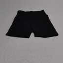 Sunzel No Front Seam Biker Shorts for Women with Pockets, Yoga Workout Gym Bike Shorts with Tummy Control (Small, Black)