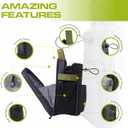 YABZ Strong Magnetic Gym Bag - Magnetic Gym Water Bottle Bag for Men and Women, High Load Capacity, Sports Gifts, Waterproof Material, Titanmag, Water Bottle Holder for Travel, Sports, Work