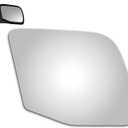 WLLW Mirror Glass for Ford E-150/E-250/E-350/E-450/Econoline E-150/E-250/E-450/E-450 Super Duty Passenger Side Only Right Convex Replacement Glass with Adhesive