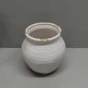 Quoowiit Ceramic Rustic Farmhouse Vase, White Distressed Flower Vase for Home Decor, Boho Decorative Vases for Centerpiece Table Decorations, Vases for Living Room Kitchen Entryway Mantle Shelf Decor