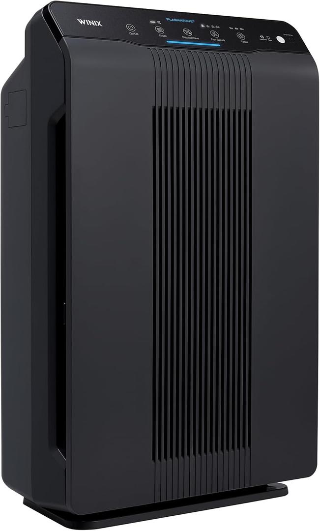 Winix 5500-2 Air Purifier with True HEPA, PlasmaWave and Odor Reducing Washable AOC Carbon Filter Medium (Charcoal Gray)