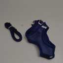 rabbitgoo Dog Harness Small Sized and Leash Set, Step in Soft Light Puppy Vest, Breathable Mesh Pet Harness, Reflective for Safe Outdoor Walking, Navy Blue S (S (Chest: 15.1 - 16.5"))