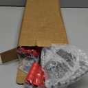 Pooper Scooper, Long Handle Dog Pooper Scooper, Heavy Duty Stainless Steel Rake with Tray & Spade Set for Pet Waste Removal, for Grass, Dirt or Gravel (Red)