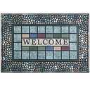 CHICHIC Rectangle Entrance Door Mat Large 24 x 36 Inch Entry Way High Traffic Area Doormat Front Door Rugs Outdoors Heavy Duty Welcome Mat, Non Slip Rubber Back Low Profile for Garage,Size: 2' x 3' (Rectangular)