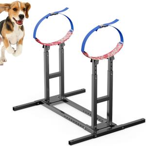 Dog Breeding Stand for Medium Sized Dogs, Adjustable Dog Bathing Station, Pet Fixed Bracket Dog, Medium Dogs Stand for Breeding, Bathing and Trimming, Black (15.7in-23.6in (M))