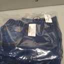 Mens Elastic Waist Jeans Relaxed Fit Stretch Denim Pants Straight Leg Jean with Zipper (Blue, XL)