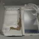 2 PCS Car Sun Visor Mirror, Cosmetic Makeup Mirrors with Straps, HD Car Interior Cosmetic Mirror, Universal Sun Visor Mirrors for Trucks, Cars, SUVs (White)