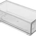 Acrylic Eyeglass Storage Organizer, Single Sunglasses Display Case, Sunglasses Holder for Women and Men, Lightweight Drawer Storage Box for Small Items and Stationery