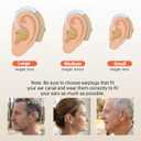 OTC Hearing Aids Rechargeable BY4U Hearing Amplifiers with 16-Channel Digital Noise Cancellation Volume Control Rechargeable Wireless Comfortable Wear, Design for Seniors &Adults with Hearing Loss