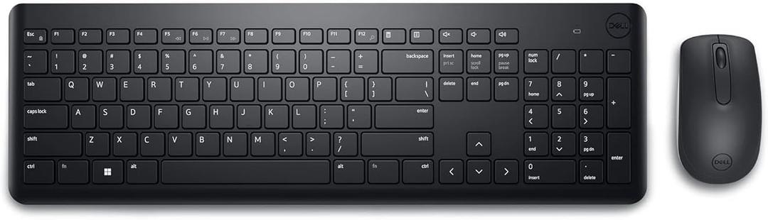 Dell KM3322W Keyboard and Mouse (Black)