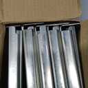 goldenwarm 5 Pairs 10 Packs Rear Mount Brackets for Soft Close Cabinet Drawer Slides, Metal Replacement Part for Full Extension Ball Bearing Side Mount Drawer Track Guide