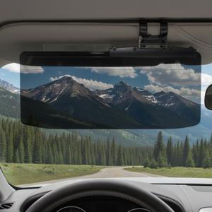 Sun Visor Extender  Sun Blocker for Car  Anti-Glare Non-Polarized Car Visor Extender  Glare Guard Car Visor Extension for Night Driving, Universal Angle Adjustable UV 400 Protector