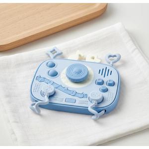ETETOO 1pc Silicone Radio Shape Busy Board For Toddlers 18M+, Sensory Music Educational Montessori Toy, Travel Activity Fine Motor Skills Development, Baby Teether Toy