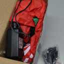 Rocinha 8FT Hanging Christmas Inflatable Outdoor Decoration, Christmas Inflatables Reindeer Pulling Climbing Santa and Falling Elf, Blow Up Christmas Decorations Outdoor Hanging Xmas Decorations