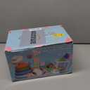 Baby Toys for 6 to 12 Months, Montessori Sensory Bins & Teething Toys, 6 in 1 Stacking Blocks, Rings, Eggs, Spinner, Crab Shape, 27 Pieces, Ages 6-36 Months