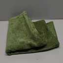 DecorUhome Chenille Moss Green Spring Throw Pillow Covers 18x18 Inch Set of 2, Decorative Soft Couch Pillow Covers Solid Dyed Accent Farmhouse Neutral Square Pillow Cases for Sofa