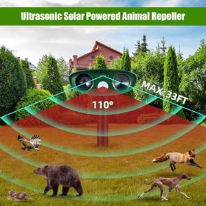 Solar Animal Repellent Ultrasonic