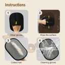 2 x Pet Hair Remover Gloves, 2025 New Pet Hair Removal Gloves for Carpet, Couch, Furniture, Car Seat, Upgraded Pet Hair Removal Tool 2pcs