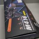 Realistic Toy Gun for Nerf Guns Darts, Foam Blaster - with Scope 100 Soft Bullets 3 Magazines, Semi-Auto Sniper Rifle Electric M416 Machine Guns for Boys 6-12 Age Kids and Adults