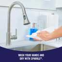 Sparkle Pick-A-Size Paper Towels, 6 Double Rolls (660 Sheets Total) - Strong 2-Ply Towels for Kitchen Cleanup and Everyday Messes