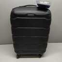 Samsonite Omni PC Hardside Expandable Luggage with Spinner Wheels, Black, Carry-On 20-Inch