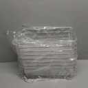 Clear Fridge Organizer, Refrigerator Organizer Bins with Handle, Freezer, Kitchen Cabinet, Pantry Organization, BPA Free Fridge Organizers (12.4 inch 8 Pack)