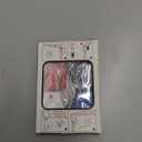 Inesore IPX8 Waterproof AirTag Keychain Holder,Ultra Durable Anti-Lost Lock Case with Wire Cable Compatible with Air Tags, (A-black+blue+red+white)