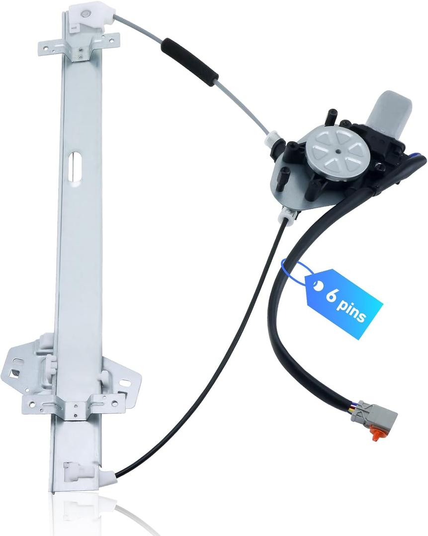 748-129 Front Driver Side Power Window Regulator with Motor (6-Pin) Compatible with 2003-2008 Honda Pilot, Replace# 72250-S9V-A01 72250-S9V-A02