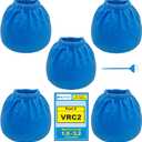 SpaceTent 5 Pack VRC2 Vacuum Filter for Vacmaster 1.5 to 3.2 Gallon and Armor All 2.5 Gallon Wet/Dry Vacuums, part # VRC2, Armor All AA255 Replacement Cloth Filter, Armor All Filter Bags