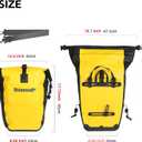 Rhinowalk Bike Bag Waterproof Bike Pannier Bag for Bicycle Cargo Rack Saddle Bag Shoulder Bag Laptop Pannier Rack Bicycle Bag Professional Cycling Accessories, 25L