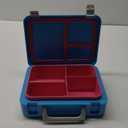 Mr. Beast Feastables Adjustable Bento Lunchbox- BPA Free, Snap Tight Lid, Removable Tray, Microwave & Freezer Safe, 9.25"x7"x2.75", Easy Clean, Kids Lunchbox with Adjustable Compartments