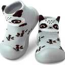 Baby Sock Shoes Boys Girls First Walking Shoes Non-Slip Slippers Soft Sole Sneakers Toddler Infant Babygirl (9-12 Months Toddler, A2-gray)