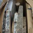 Jetec 11 Pcs Wood Cake Stand Rectangular Round Rustic Wedding Cake Holder Tray with Wooden Slice Toppers and Cutter for Wedding Reception Party Event