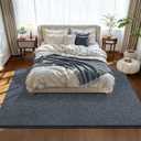 Pettop 6x9 Blue Grey Area Rugs for Living Room Bedroom, Thickened Memory-Foam Throw Carpet, Modern Minimalist Super Soft Kids Boys Girls Rug, Non-Slip and Washable Carpets for Dorm Home Decor