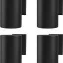Solar Wall Lights Outdoor 4 Pack, Up and Down Lighting Solar Wall Sconce, Dusk to Dawn Warm White LED, IP65 Waterproof Exterior Decorative Lights for Porch, Patio, Fence, Garage, Garden