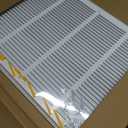 Fancat 24x16 Duct Opening | Steel Return Air Grille | Vent Cover Grill for Sidewall and Ceiling | HVAC Cold Air Intake Grille | White | Outer Dimensions: 25.75"W X 17.75"
