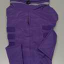 Mklhgty Waterproof Dog Coat for Medium Dogs, Warm Dog Winter Jacket, Reflective Windproof Turtleneck Dog Cold Weather Coats with Adjustable Hook & Loop - Purple - M (M: 18-38lbs)