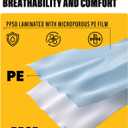 Hazmat Suit Disposable Coverall | Full Body Painters Suit in 7 Sizes with Multiple Specifications for Men & Women - Small, White, 1