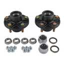 JDMSPEED 2 Trailer Idler Hub Kits 5 on 4.5" Replacement for Axle 1-1/16" Bearings 2000 lbs - 22016K