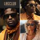 logclub Polarized Sunglasses Men Womens Retro Driving Sun glasses UV Protection Classic Men’s Sunglasses