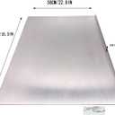 BILLAMB Stainless Steel Cutting Boards for The Kitchen, Suitable for Meat, Fruits, Vegetables, Bread, and Baking Large-sized Cutting Boards (90 x 58cm/35.5 x 22.8 in)