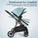 Cochildor Lite 2.0 Baby Stroller with Newborn Mode, 2-in-1 Foldable Infant Stroller with Reversible Seat and UPF 50+ Canopy